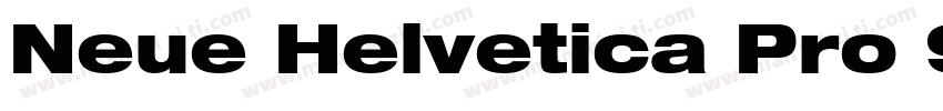 Neue Helvetica Pro 93 Extended Blac字体转换